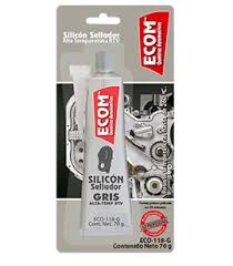 SILICON ECOM SELLADOR COLOR GRIS TUBO 70G