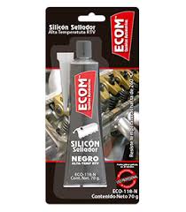 SILICON ECOM SELLADOR COLOR NEGRO TUBO 70G