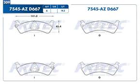 BALATA FRITEC CERAMICA SPECIFIC TRASERA FORD EXPLORER 95/04 RANGER 98/02 MERCURY MOUNTAINER 97/01 = 7545 FRITEC