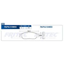 BALATA FRITEC CERAMICA SPECIFIC DELANTERA FORD WINDSTAR 99/03= 7674 FRITEC