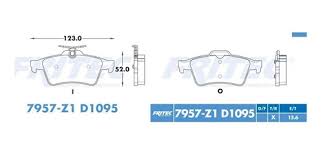 BALATA FRITEC CERAMICA SPECIFIC TRASERA FORD FOCUS 07/16 ESCAPE 13/17 JAGUAR XF 13/14 XJ 14/16 XJ8 06/09 XK 13/16 MAZDA 3 04/13 5 07/14 PONTIAC SOLSTICE 06/09 SAAB 93 04/08 VOLVO C30 07/13 C70 06/13 S40 01/12 V50 05/11 =7957 FRITEC