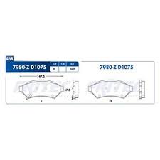 BALATA FRITEC CERAMICA SPECIFIC DELANTERA BUICK ALLURE 05/09 LACROSSE 05/09 TERRAZA 05/07 CHEVROLET GENERAL MOTORS CAPTIVA 09/11 UPLANDER 05/09 PONTIAC GRAND PRIX 05/08 MONTANA 05/09 = 7980 FRITEC