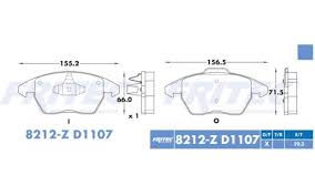 BALATA FRITEC CERAMICA SPECIFIC DELANTERA AUDI A1 A3 S3 TT SEAT IBIZA REFERENCE Y BOCANEGRA LEON TOLEDO ALTEA FREETRACK VOLKSWAGEN BEETLE 14/18 BORA CC EOS GOLFJETTA A6 PASSAT RABBIT CADDY=8212 FRITEC