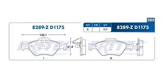 BALATA FRITEC CERAMICA SPECIFIC DELANTERA FORD FIESTA IKON 13/15 ECOSPORT 04/12 ANTES 7Y09 = 8289 FRITEC