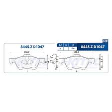 BALATA FRITEC CERAMICA SPECIFIC DELANTERA FORD ESCAPE 08/10 MERCURY MARINER 08/11 =8445 FRITEC