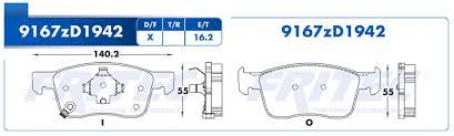 BALATA FRITEC CERAMICA SPECIFIC DELANTERA CHEVROLET AVEO 2018 A LA ACTUALIDAD = 9167 FRITEC
