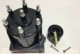 KIT TAPA DISTRIBUIDOR CON ESCOBILLA KEM CHEVROLET GENERAL MOTORS CELEBRITY CENTURY CUTLASS ASTRO BLAZER BONEVILLE BRAVADA CAMARO ENTRE OTROS (INCLUYE ESCOBILLA) = TD31K KEM LANCER