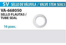 SELLOS DE VÁLVULA (GOMA DE TUBO DE PUNTERIAS -FLAUTA-) TF VICTOR VOLKSWAGEN SEDAN, HORMIGA, BRASILIA, COMBI, PANEL 1.6L 4CIL 68/03 JUEGO 16 PIEZAS EN BOLSA PRECIO POR JUEGO VENTA POR JUEGO = VA668050 TF VICTOR
