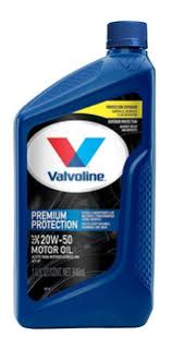 ACEITE MULTIGRADO VALVOLINE SAE 20W50 BOTELLA 946ML PREMIUM PROTECTION