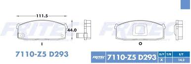 BALATA WAGNER SEMIMETALICA DELANTERA JAGUAR STYPE 05/07 XJ VANDEN PLAS 2005 XJ8 03/05 NISSAN SENTRA 84/85 = 7110 D274 FRITEC