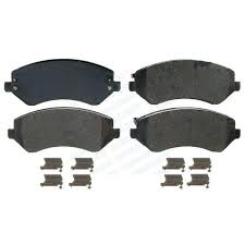 BALATA WAGNER SEMIMETÁLICA DELANTERA CHRYSLER GRAND VOYAGER 01/02 TOWN COUNTRY 01/07 VOYAGER 01/04 DODGE CARAVAN 03/07 GRAND CARAVAN 01/05 JEEP LIBERTY 02/07 = 7732 FRITEC